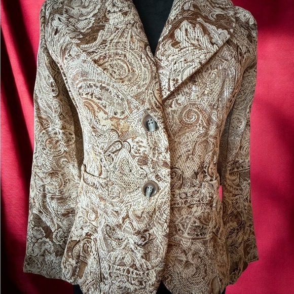 Set of 2 Blazers - Milto Color witj Notched Lapel and Silky Texture - Picture 6 of 8